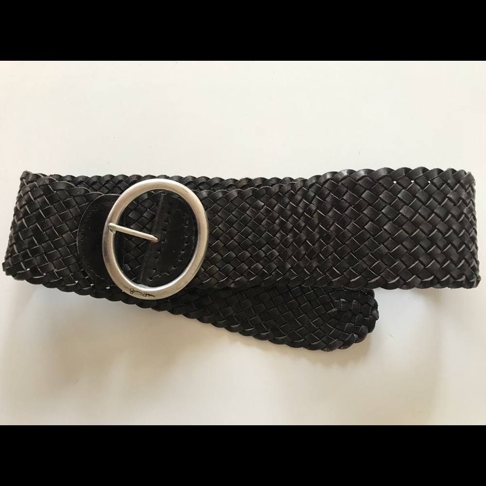 NWT Jessica Simpson black leather belt